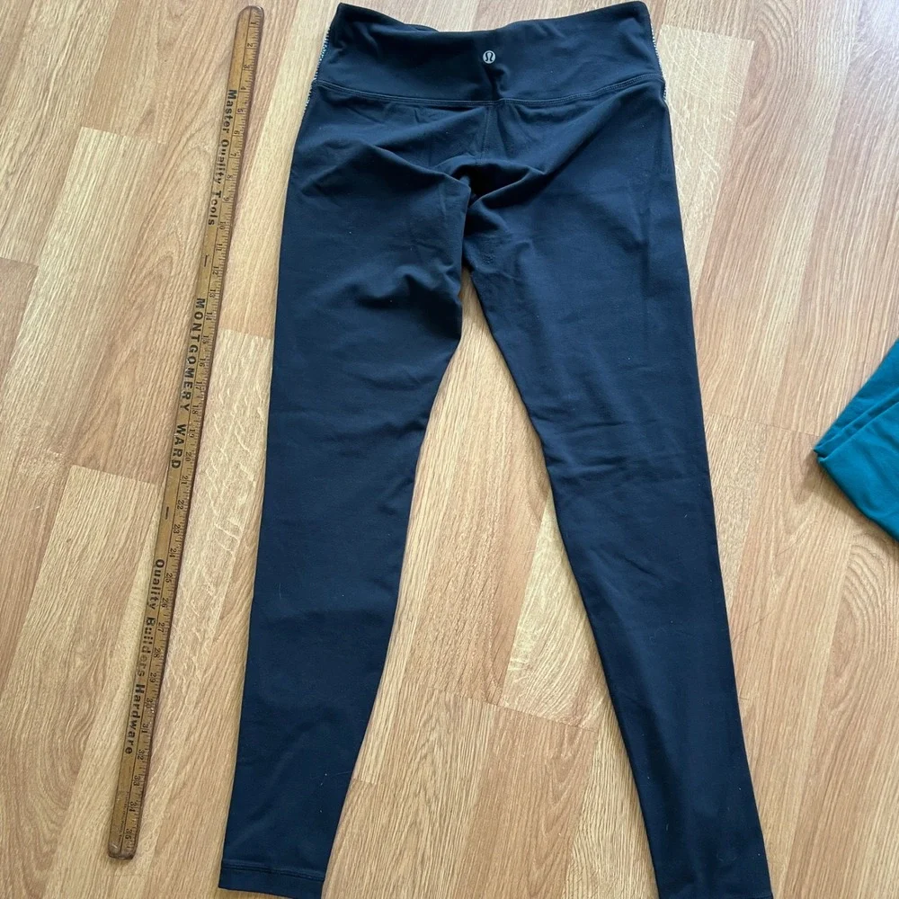 Lululemon Lot of 3 Multicolored Leggings Women's Size Small Read for Measurement